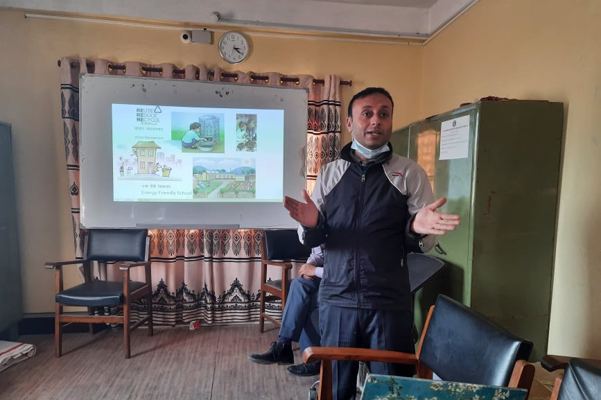 Orientation on Green School Concept at Shankharapur Municipality, Nepal 