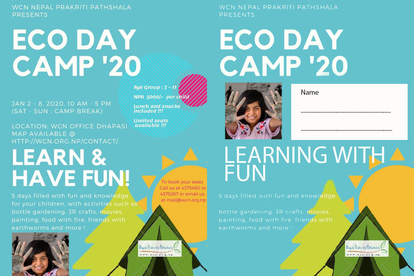 WCN Announces Eco Day Camp '20