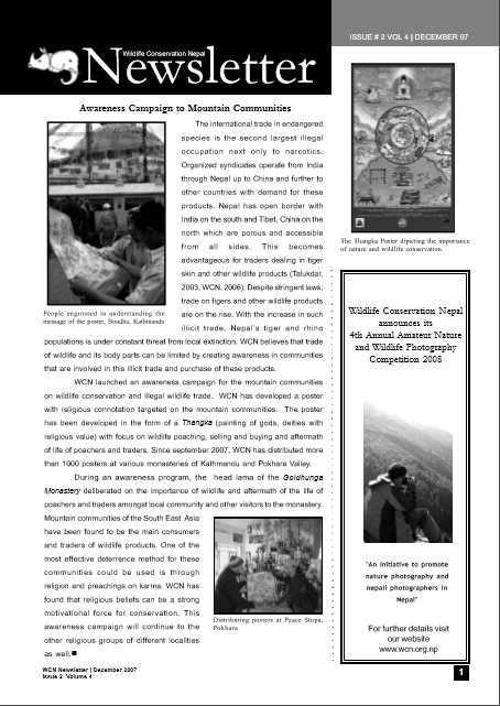 Newsletter 2007 Issue 2 Vol. 4